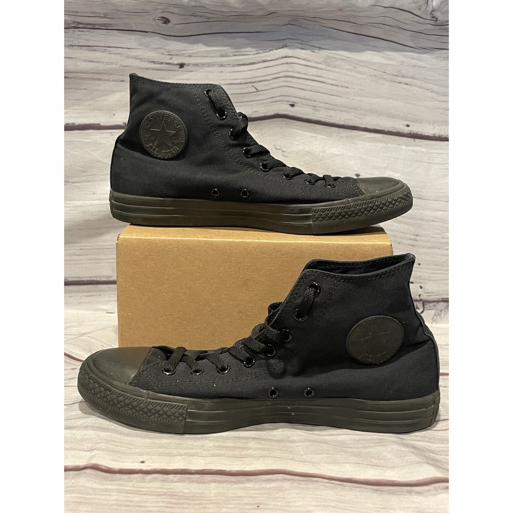 NICE Converse Chuck Taylor All Star Mono Black Sz 10 Men's Shoes Blackout